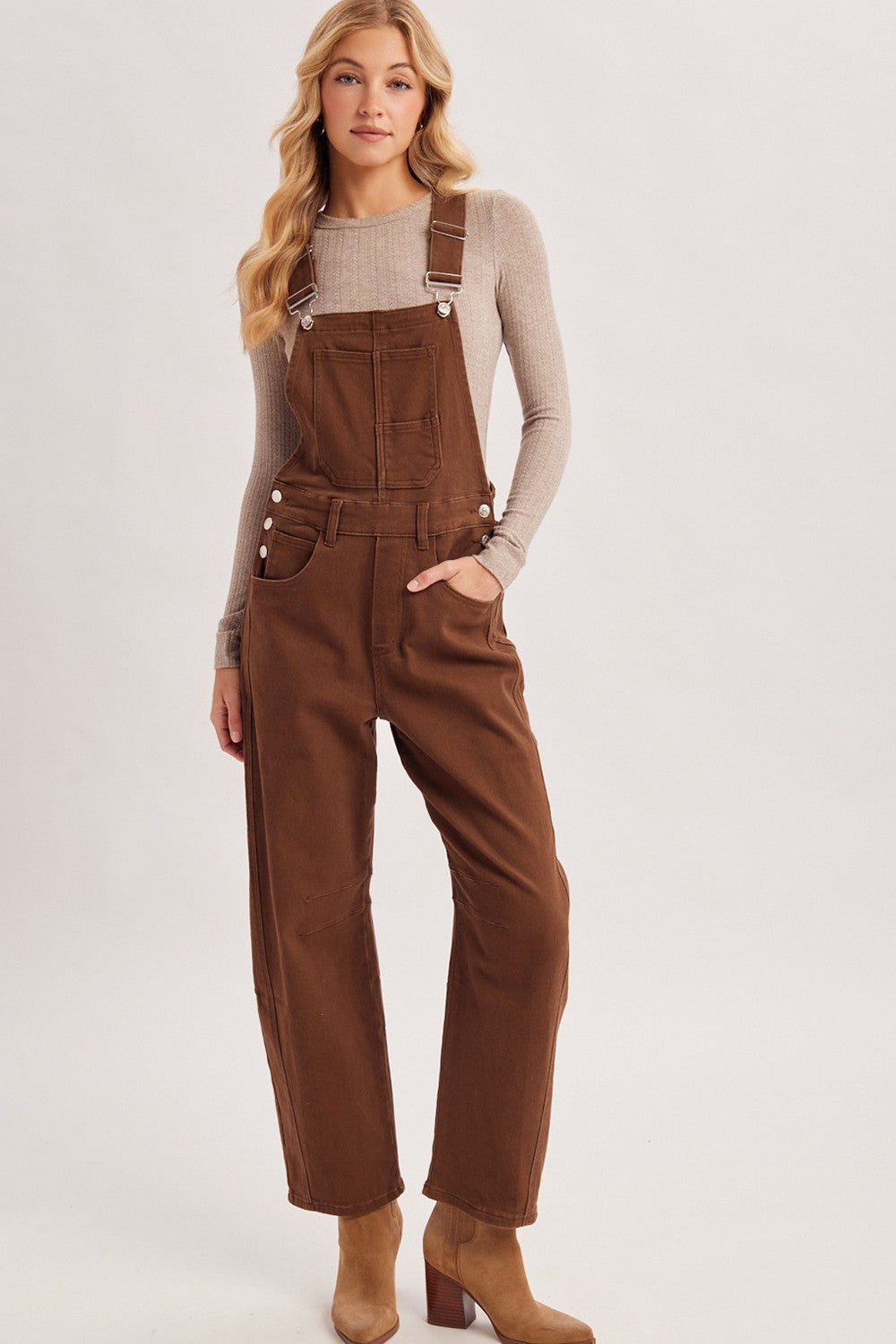 Aria Utility Barrel Overalls