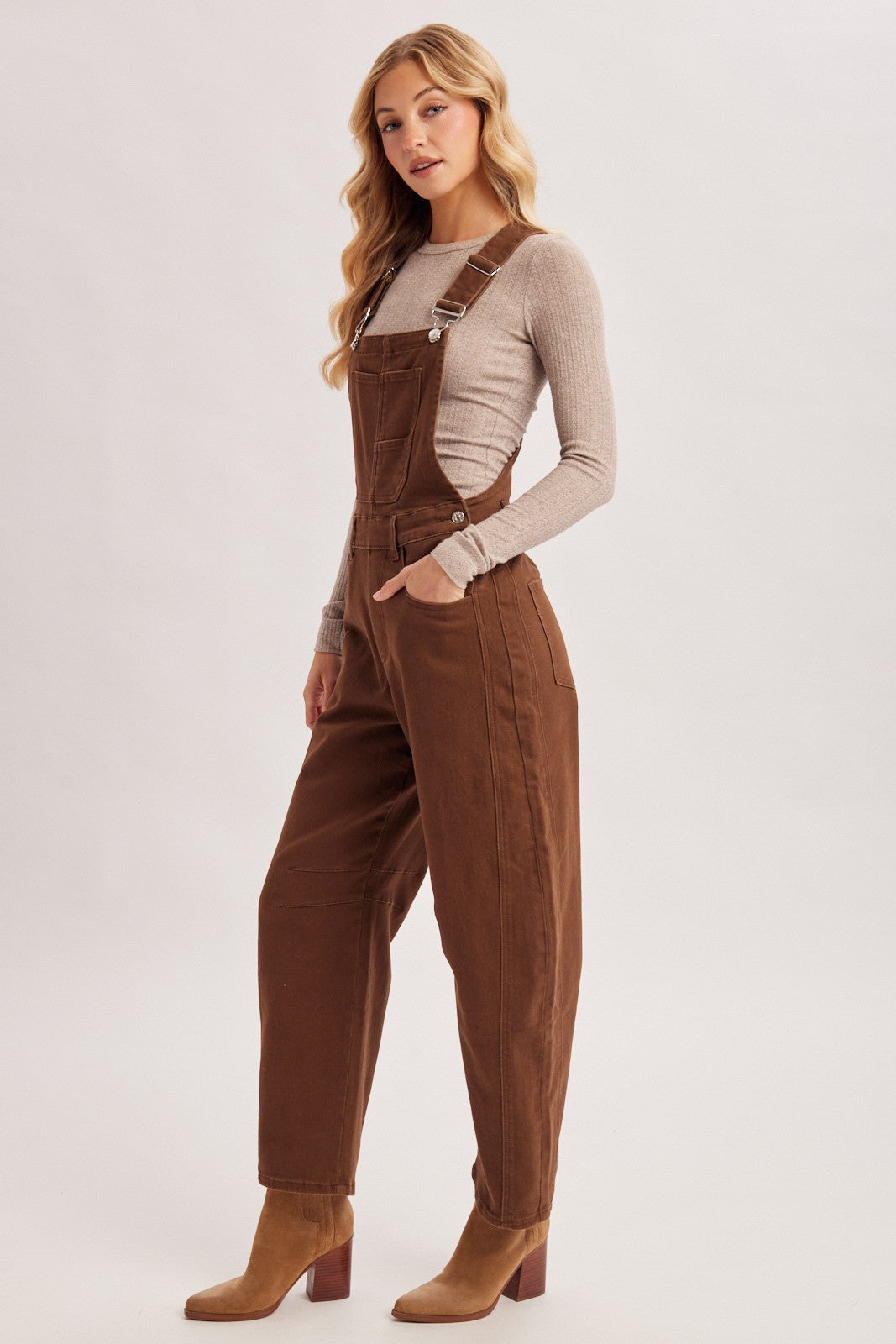 Aria Utility Barrel Overalls