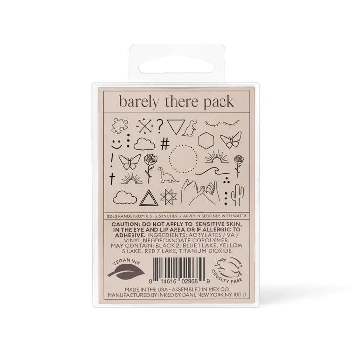 Temporary Tattoo Pack | Barely There