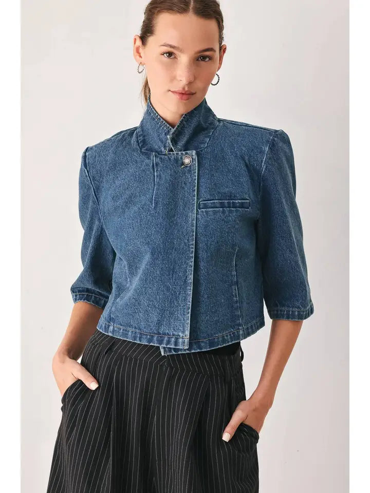 Becca Denim Cropped Jacket