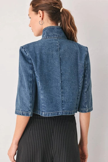 Becca Denim Cropped Jacket
