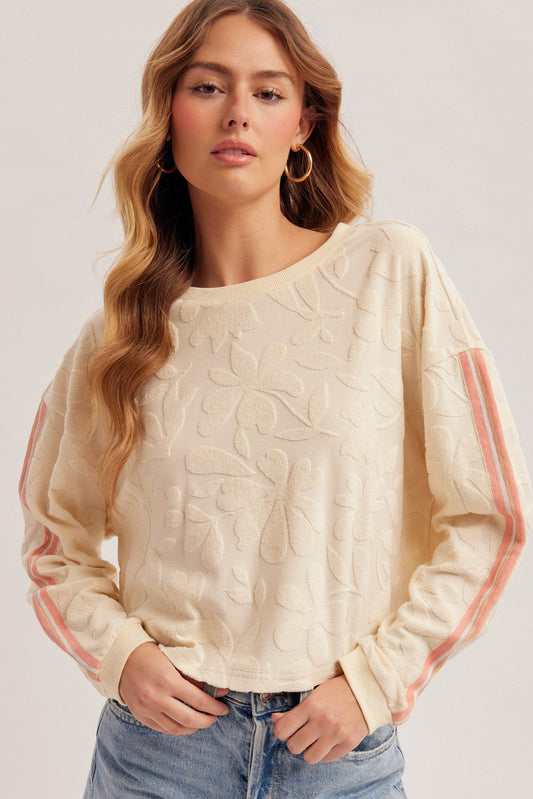 Gracie Textured French Terry Top