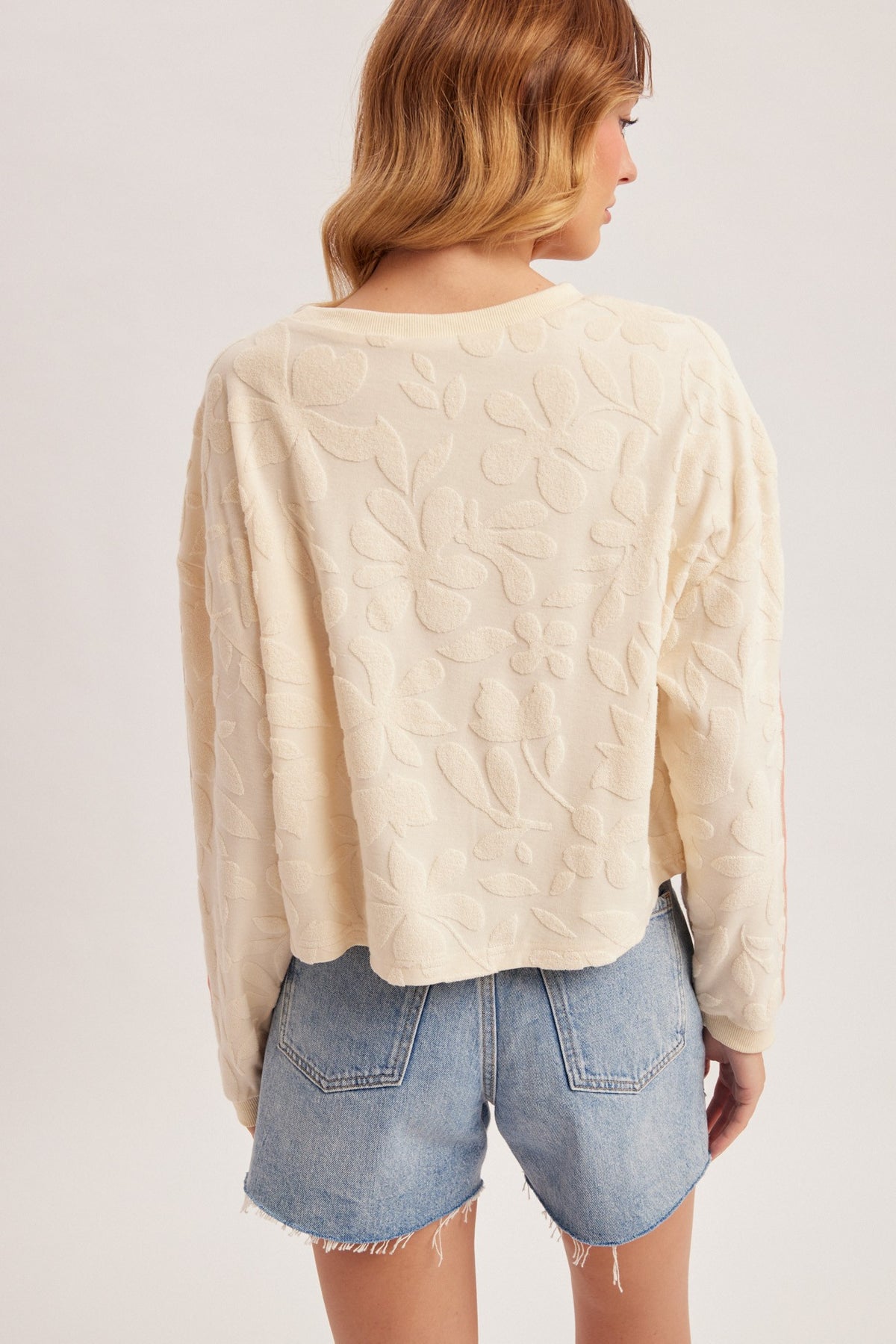 Gracie Textured French Terry Top