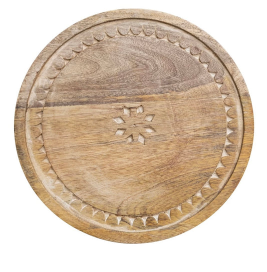 Engraved Mango Wood Tray