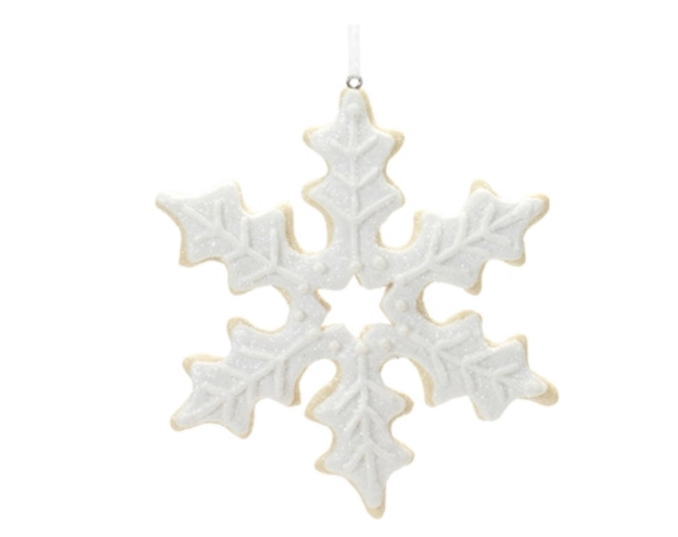 Snowflake Cookie Ornament (Style 1)