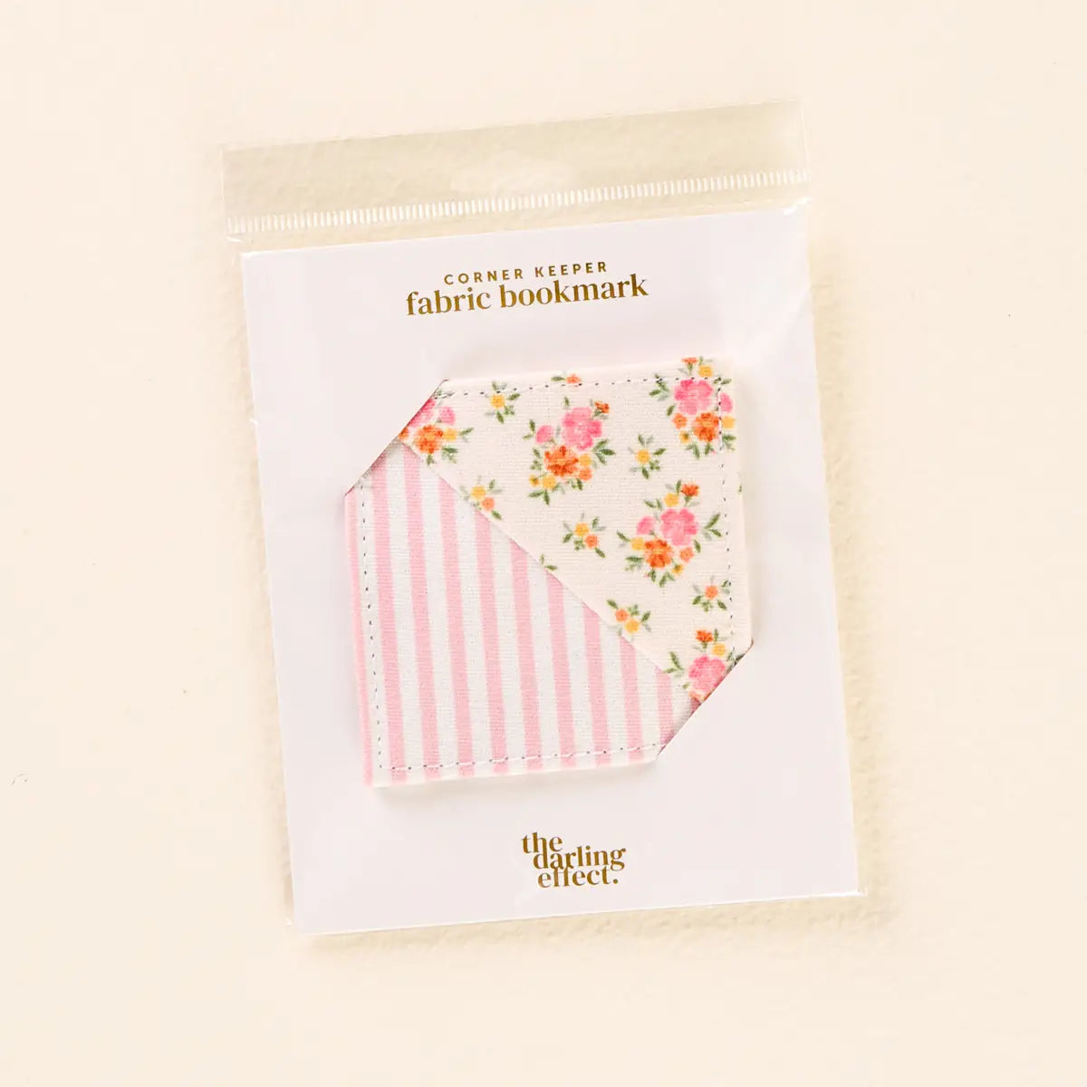 Corner Keeper Fabric Bookmark | Floral