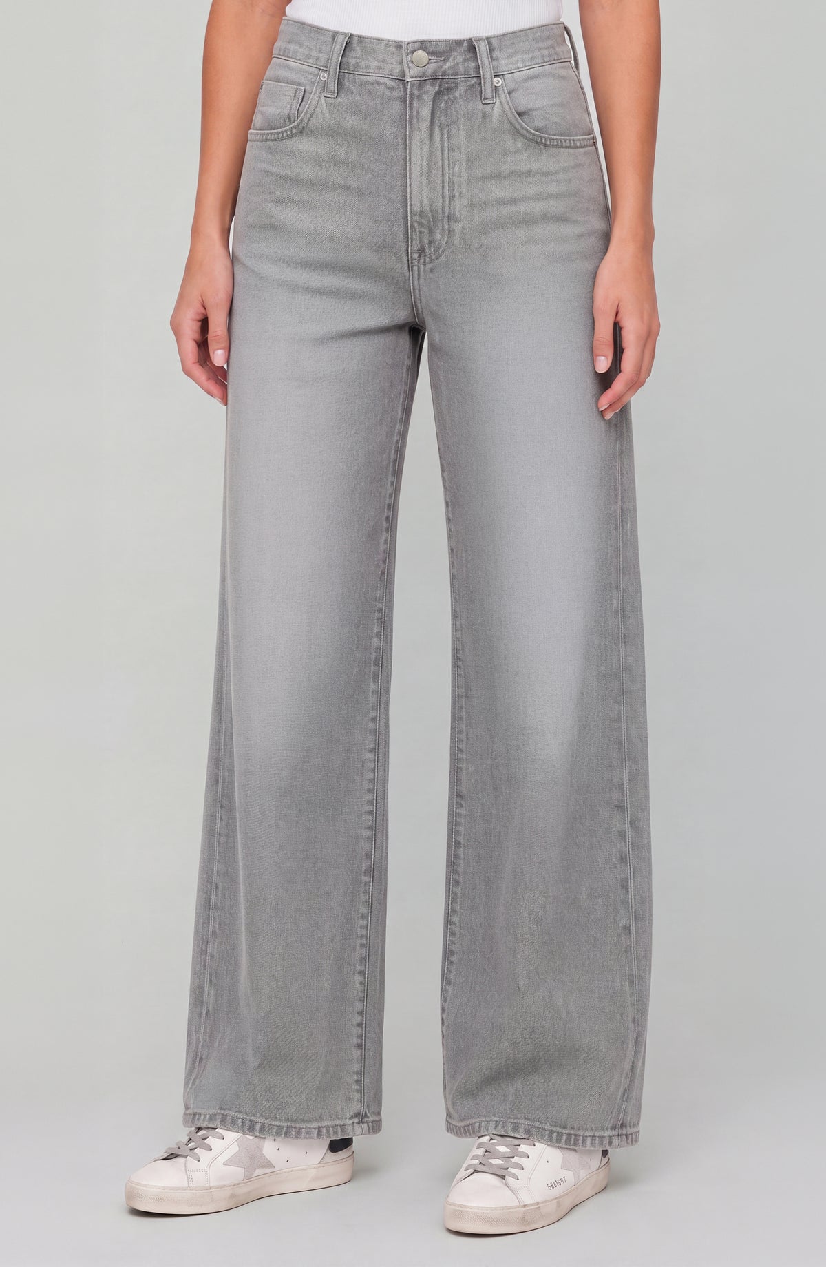 Liverpool Stride HR Wide Leg | Moon Dust Grey