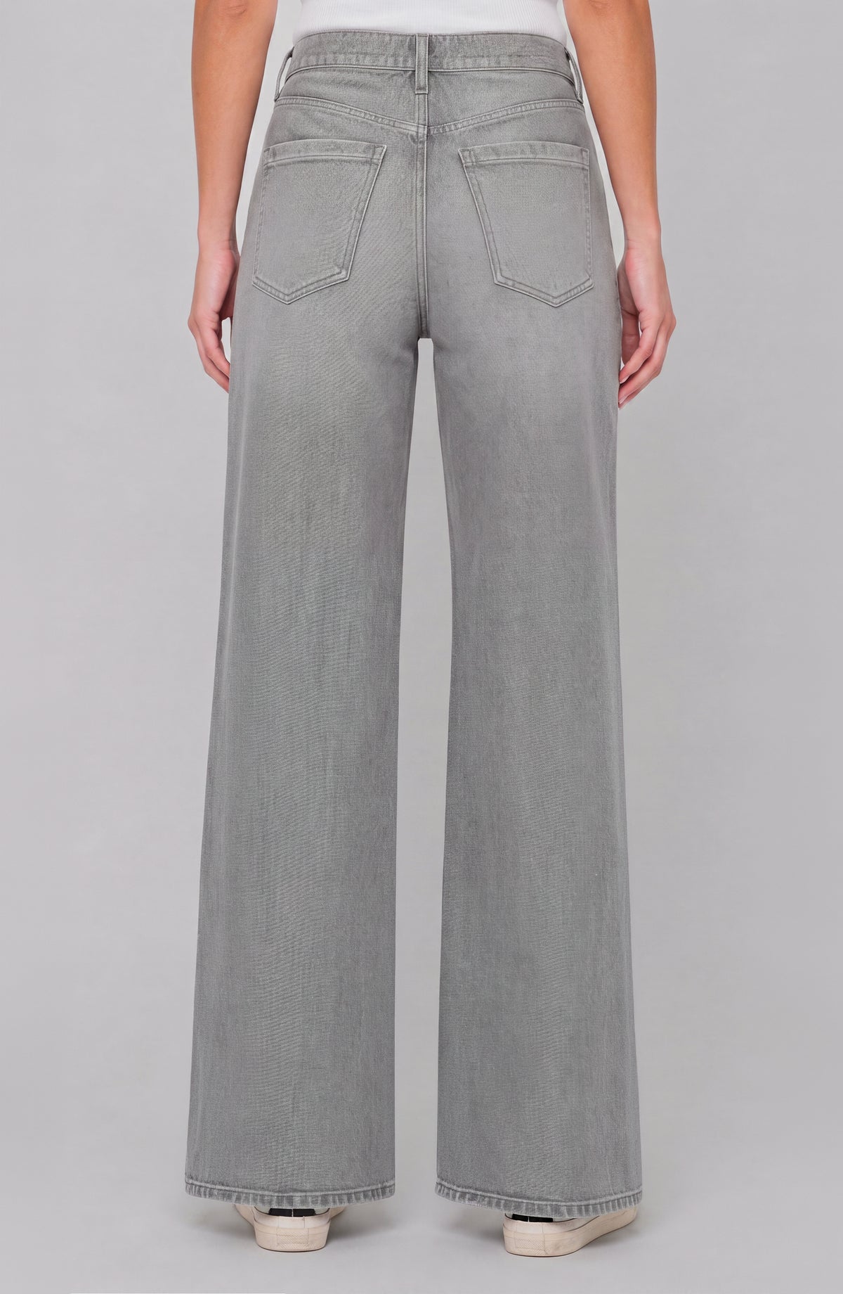 Liverpool Stride HR Wide Leg | Moon Dust Grey