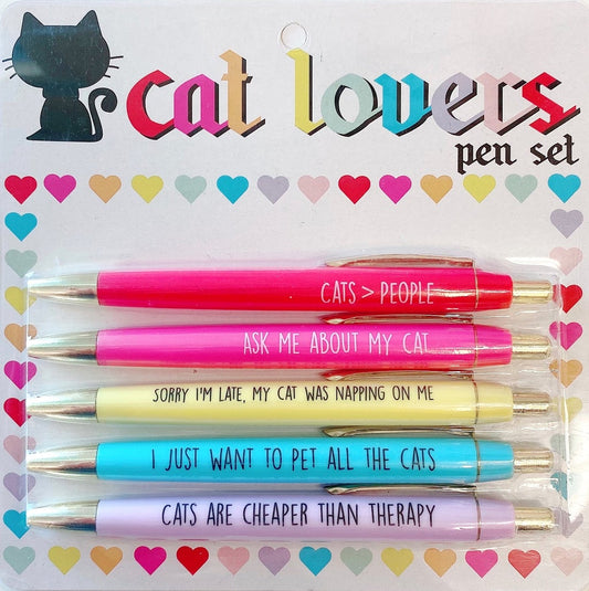 Cat Lover Pen Set