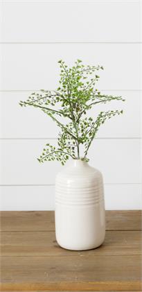 Cream Crackled Vase