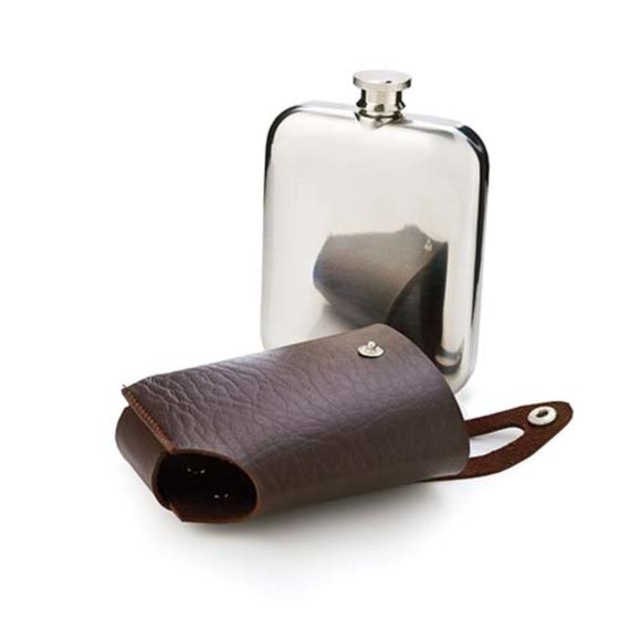 Stainless Steal Flask and Traveling Case