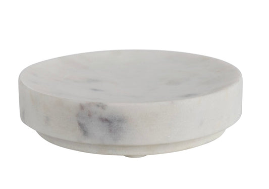 Marble round soap dish