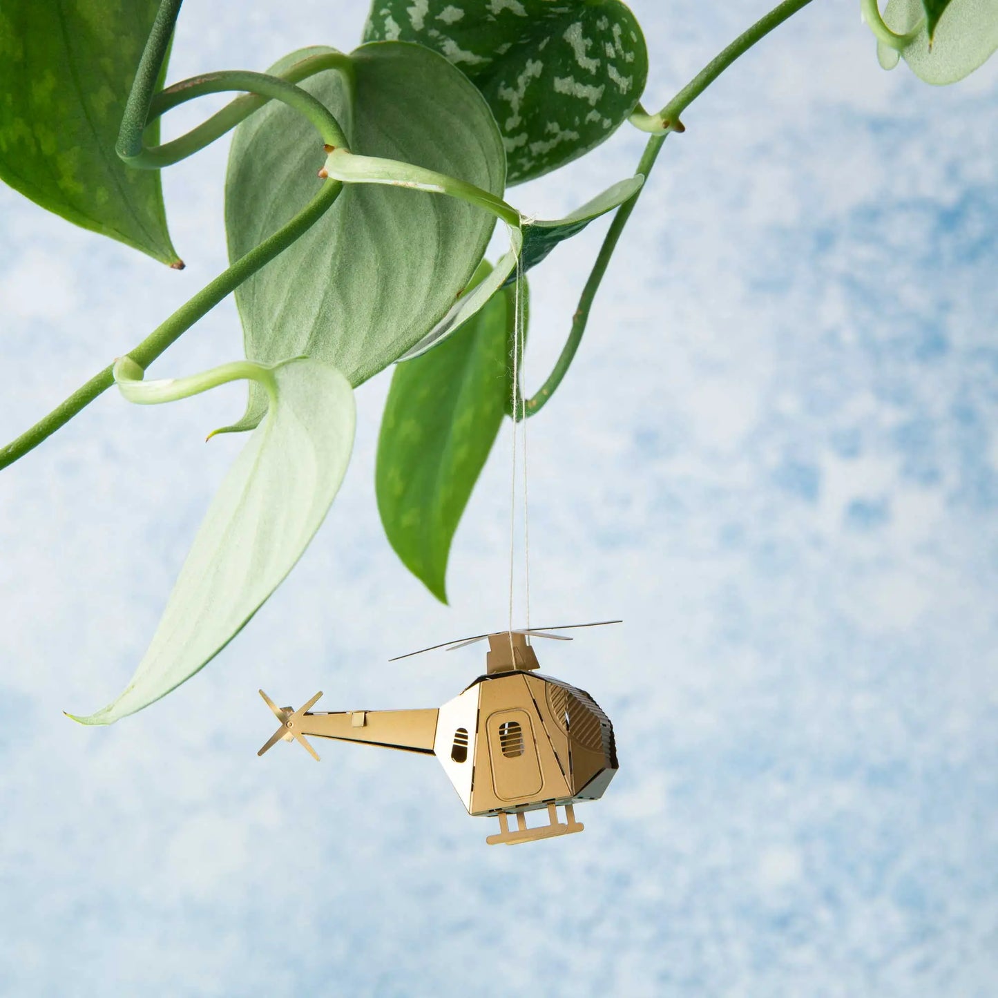 Mini Model Helicopter - House plant decoration