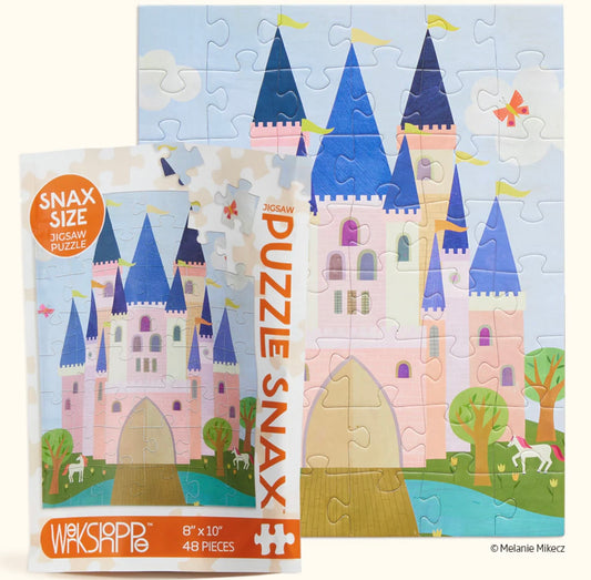 Pink Royal Castle | 48 Piece Puzzle Snax