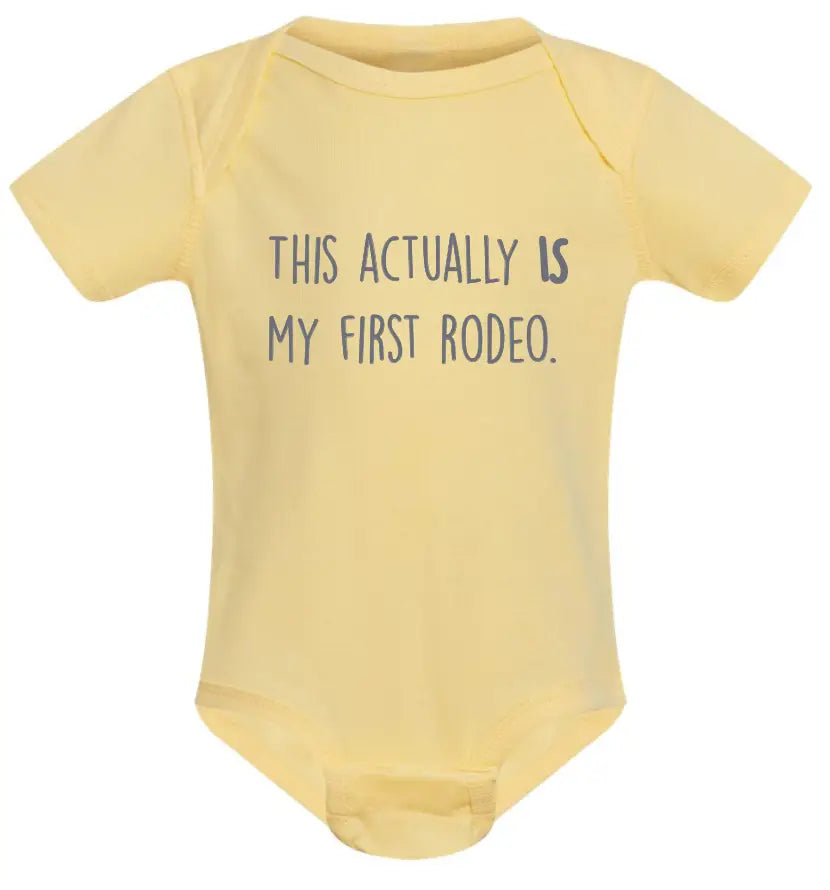 My First Rodeo Baby Onesie