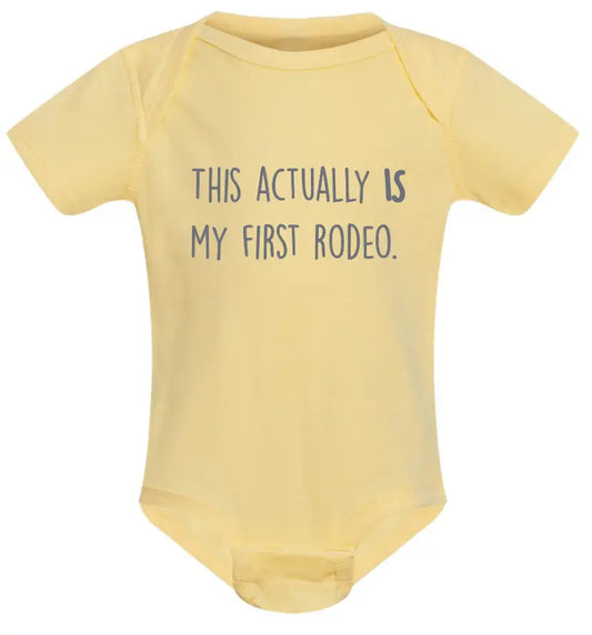 My First Rodeo Baby Onesie
