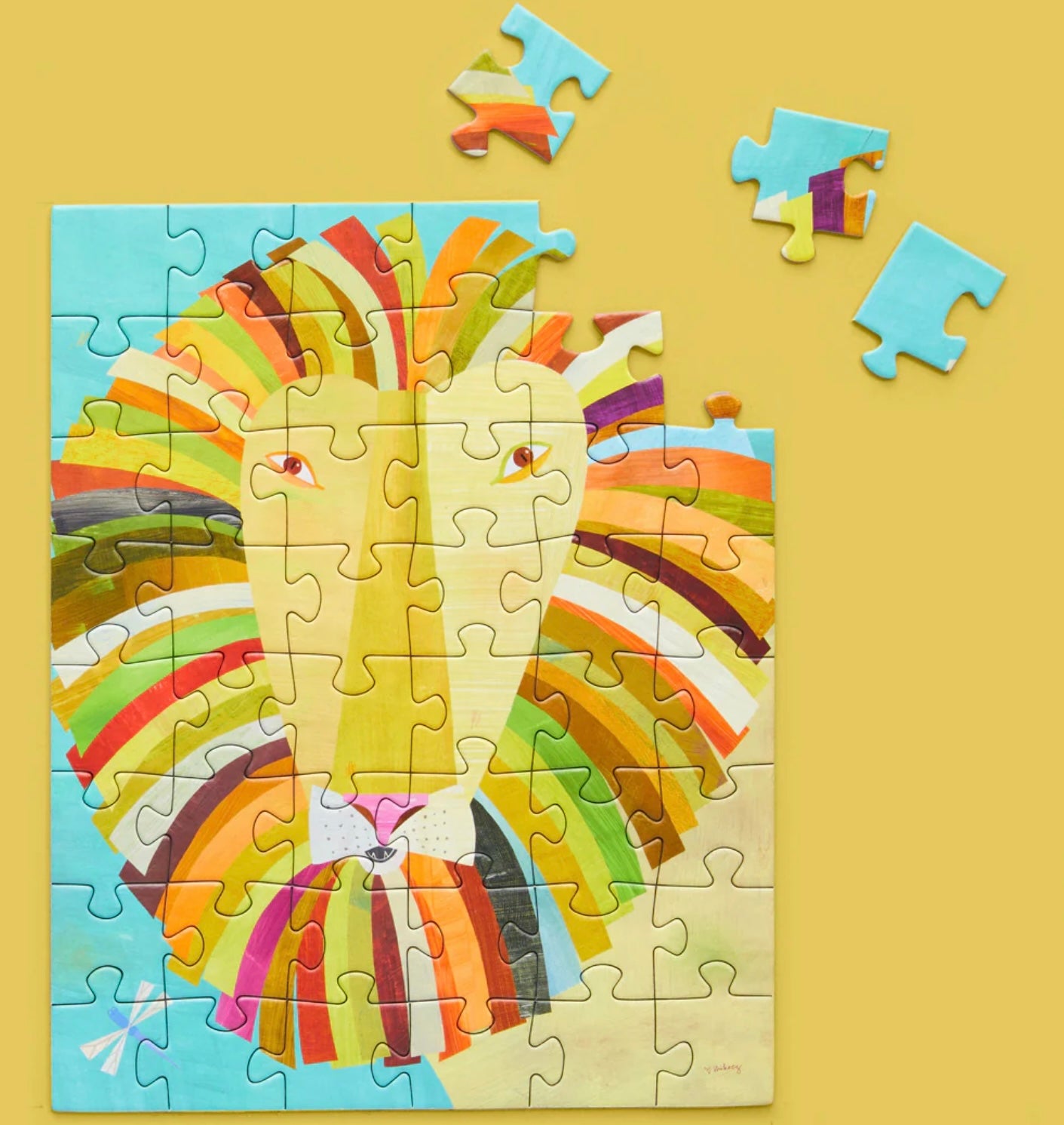 Colorful Lion | 48 Piece Puzzle Snax 