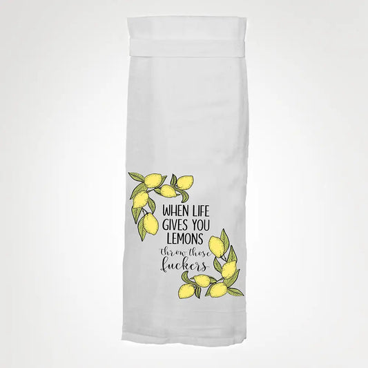 Lemons- Twisted Tea Towels