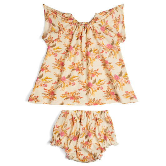 Milkbarn Dress + Bloomer Set